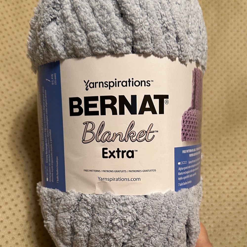 Bernat Blanket Extra Yarn - Softened Blue Only have 2 left $15 each
